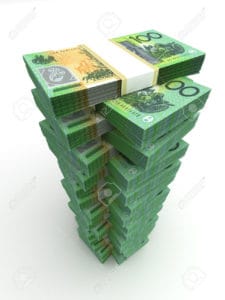 Tower of Australian Dollar